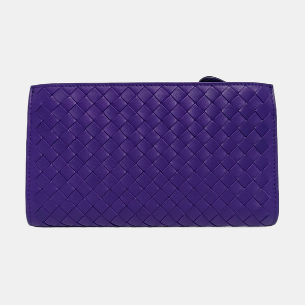 Lambskin Wallet Purple