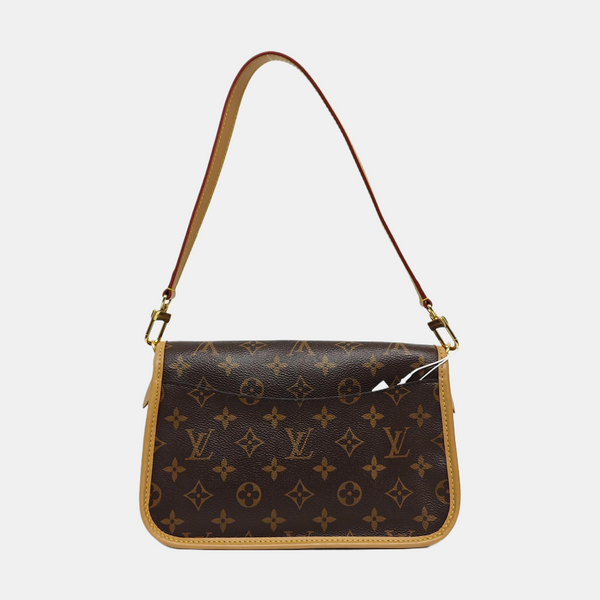 DIANE Monogram Coated Canvas Brown