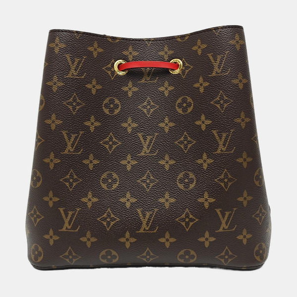 NÉONOÉ MM Monogram Coated Canvas Brown