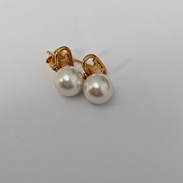 MAILLON TRIOMPHE Metal Gold Stud Earrings