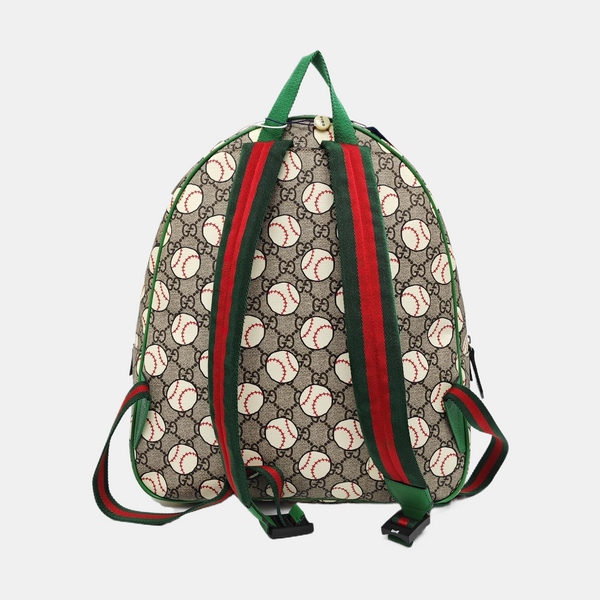 Monogram Coated Canvas Backpack Beige