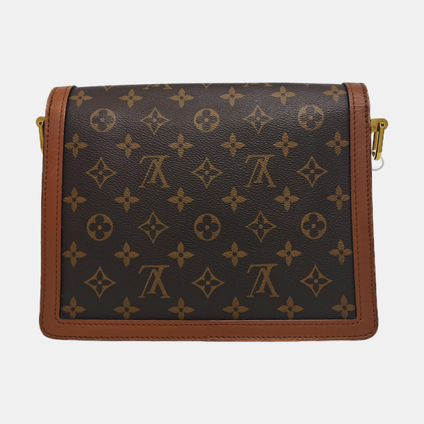 DAUPHINE MM Monogram Coated Canvas Brown