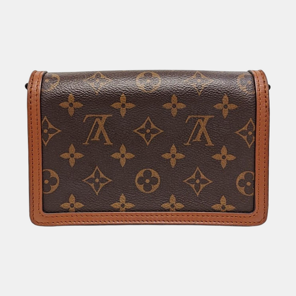 DAUPHINE WOC Monogram Coated Canvas Brown