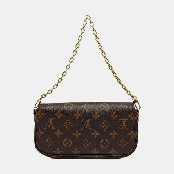 IVY Monogram Coated Canvas Brown