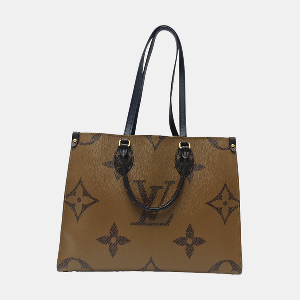 ONTHEGO MM Monogram Coated Canvas Brown