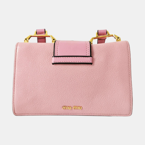 Miu Lady Calfskin Pink