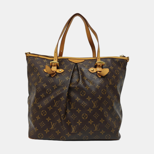 PALERMO GM Monogram Coated Canvas Brown
