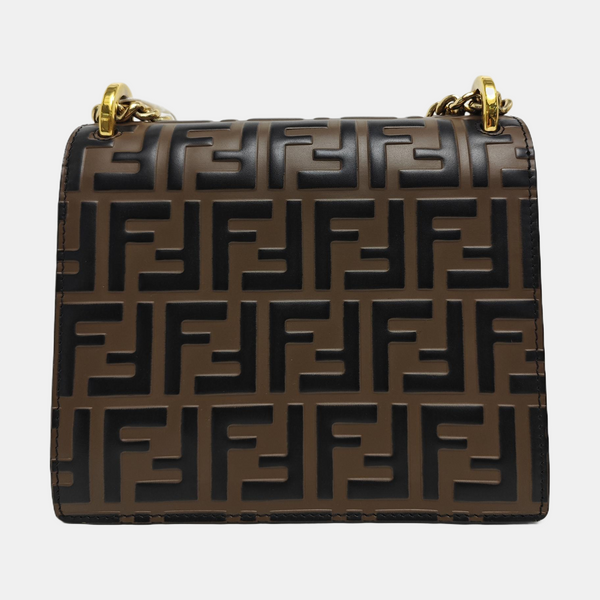 Kan U Small Calfskin Brown
