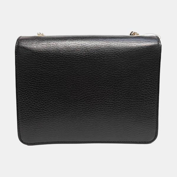 Interlocking G Small Calfskin Black