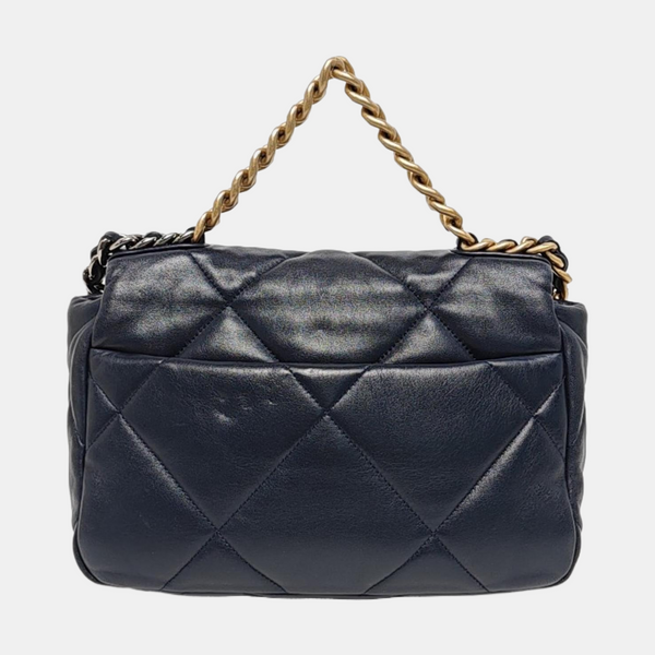 CHANEL 19 Small Quilted Lambskin Blue