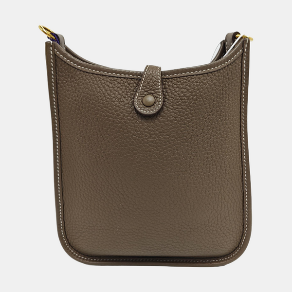Authenticated pre-owned Evelyne TPM Clemence Grey - Shoulder Bag at Looply