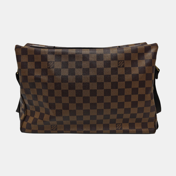 BROADWAY Damier Ebene Coated Canvas Brown