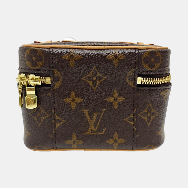 NICE Super Mini Monogram Coated Canvas Brown