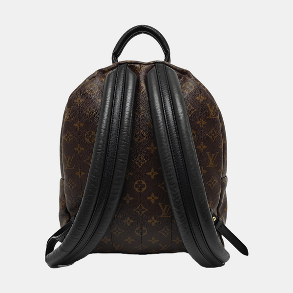 Monogram Coated Canvas Backpack Brown