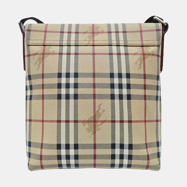 Leather Shoulder Bag Beige