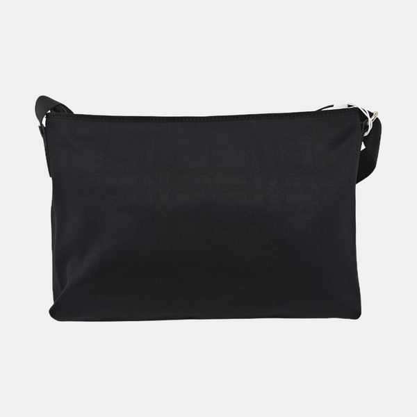 Fabric Shoulder Bag Black