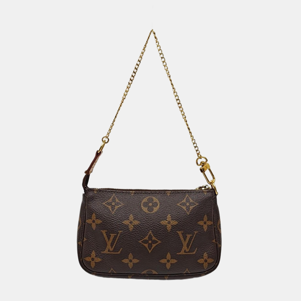 ACCESSOIRES Mini Monogram Coated Canvas Brown