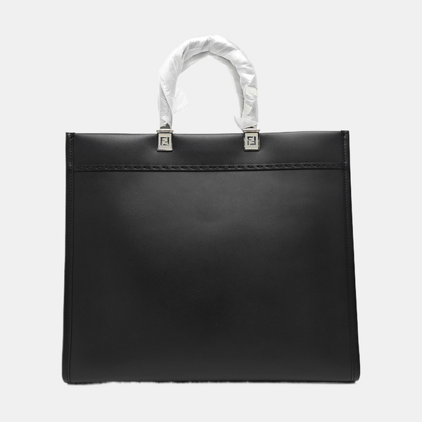 Sunshine Medium Calfskin Black