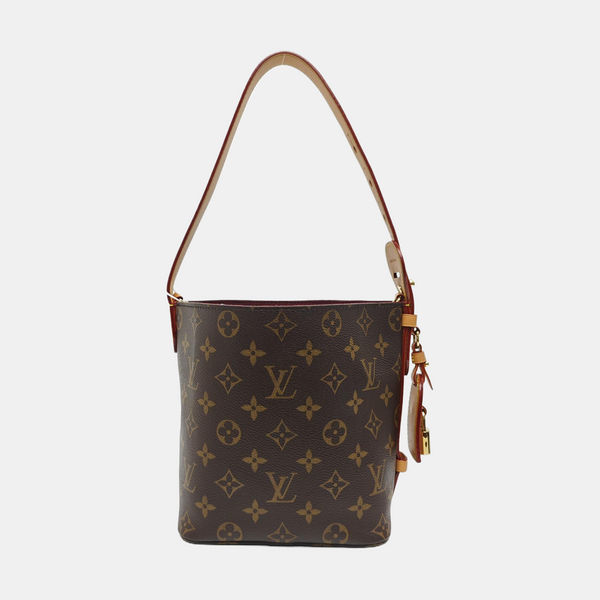 ALL IN Monogram Coated Canvas Brown