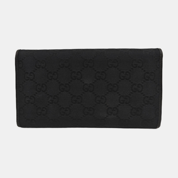 Monogram Canvas Wallet Black
