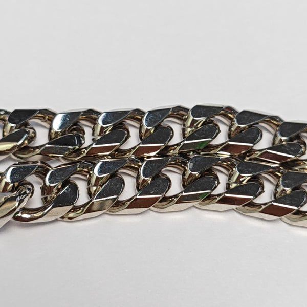 CD Icon Metal Silver Bracelet