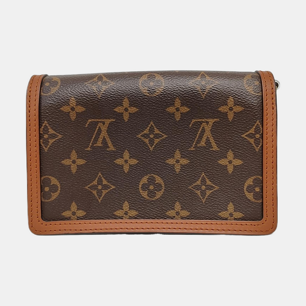 DAUPHINE WOC Monogram Coated Canvas Brown