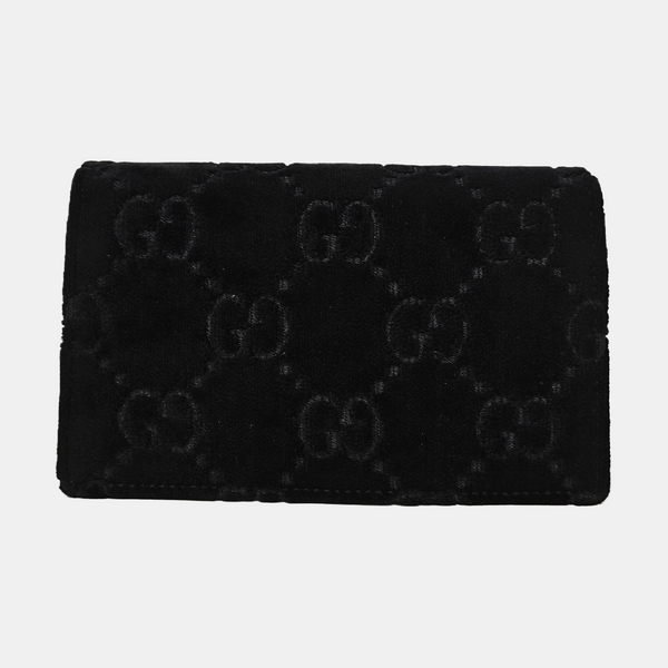 Dionysus Super Mini Monogram Velvet Black