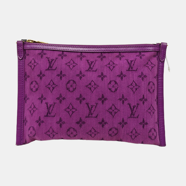 FLAT Monogram Coated Canvas Brown
