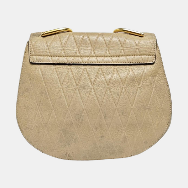 Drew Medium Calfskin Beige