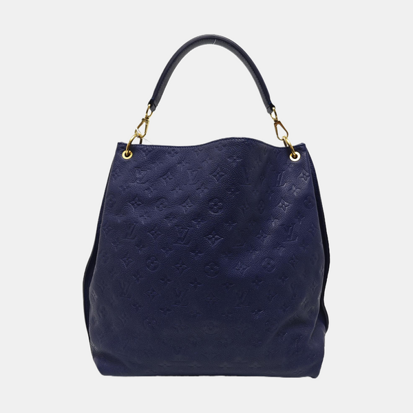 Authenticated pre-owned MÉTIS Monogram Calfskin Blue - Bucket Bag at Looply