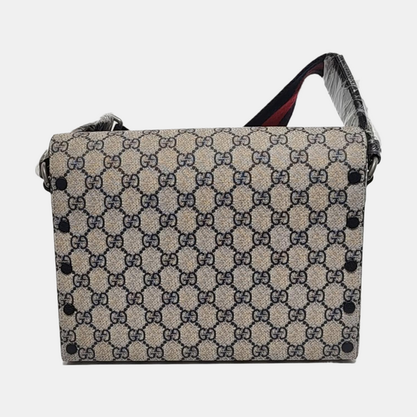 Dionysus Medium Monogram Coated Canvas Beige