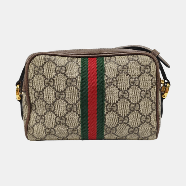 Ophidia Mini Monogram Coated Canvas Beige
