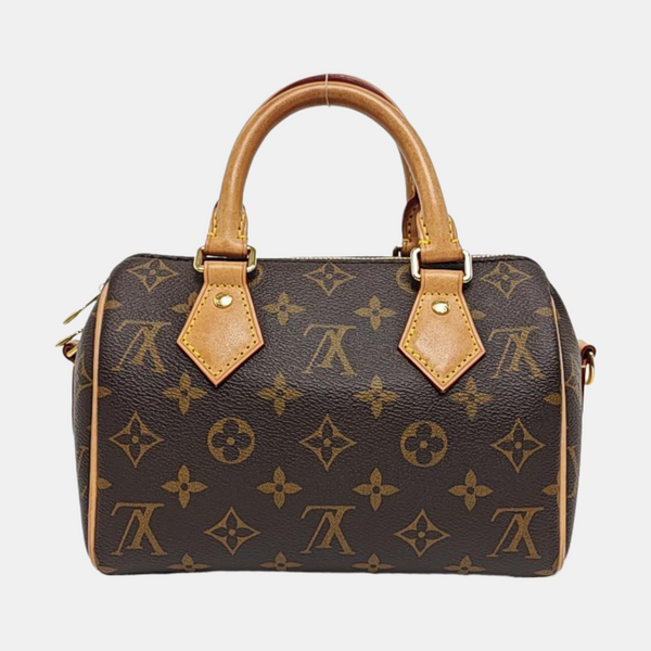 SPEEDY 20 Monogram Coated Canvas Brown