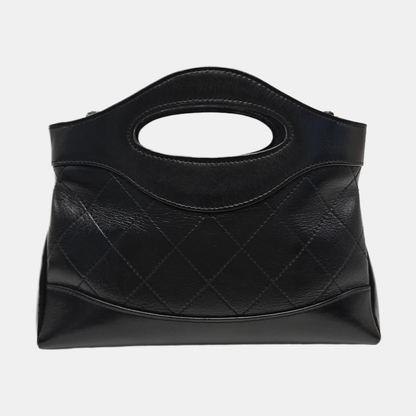 CHANEL 31 Nano Quilted Calfskin Black