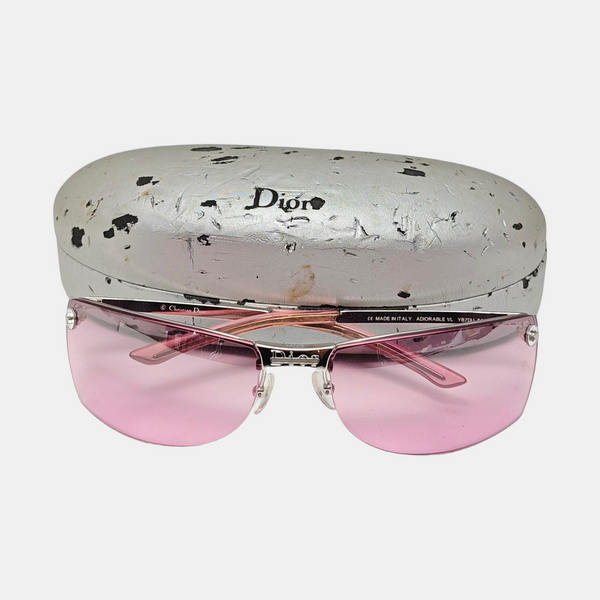 Metal Sunglasses Red