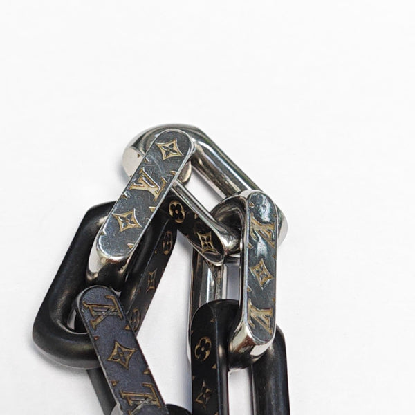 MONOGRAM CHAIN Metal Silver Bracelet