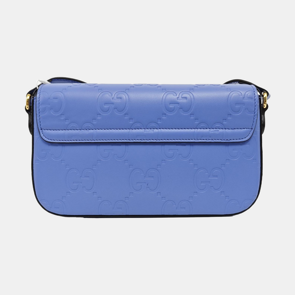 GG Super Monogram Calfskin Blue