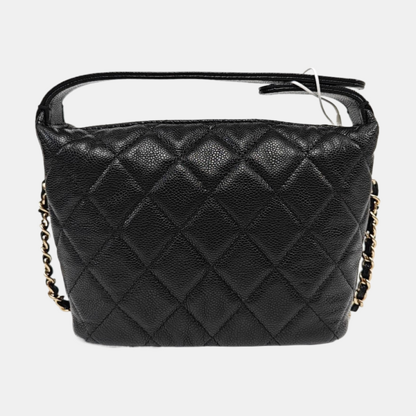 HOBO Quilted Grained Calfskin Black