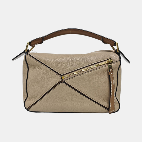 Puzzle Small Calfskin Beige
