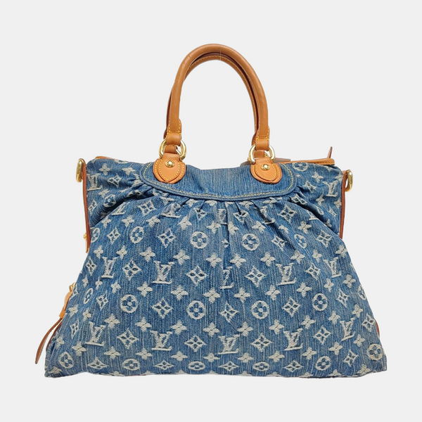 NEO CABBY GM Monogram Denim Blue