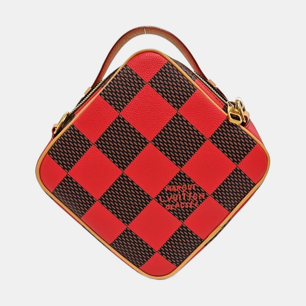 MESSENGER Damier Coated Canvas Red