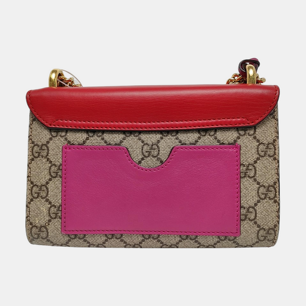Padlock Small Monogram Coated Canvas Multicolor