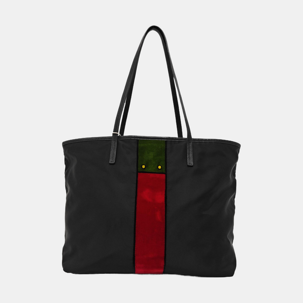 Nylon Tote Bag Black