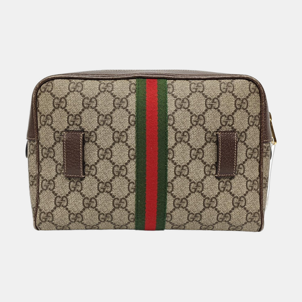 Lona revestida Monogram Ophidia Beige