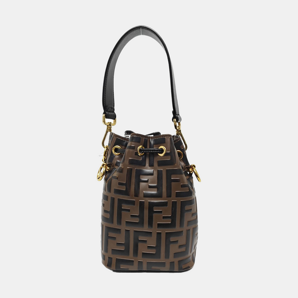 Mon Tresor Mini Monogram Calfskin Brown