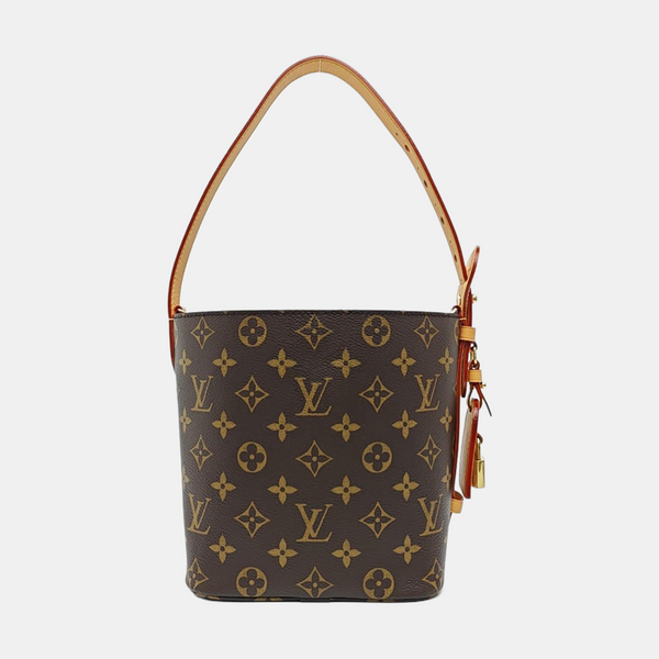 ALL IN Monogram Coated Canvas Brown