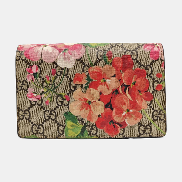 Dionysus Super Mini Monogram Coated Canvas Beige