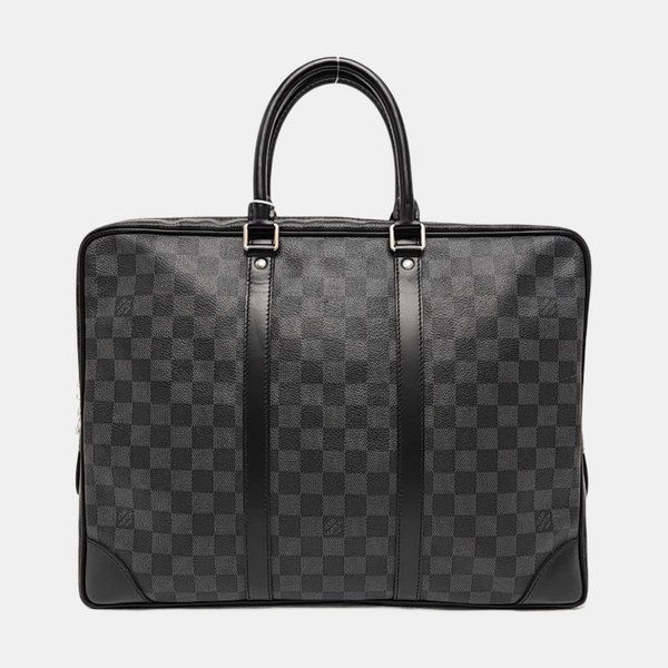 PORTE-DOCUMENTS Damier Graphite Coated Canvas Black