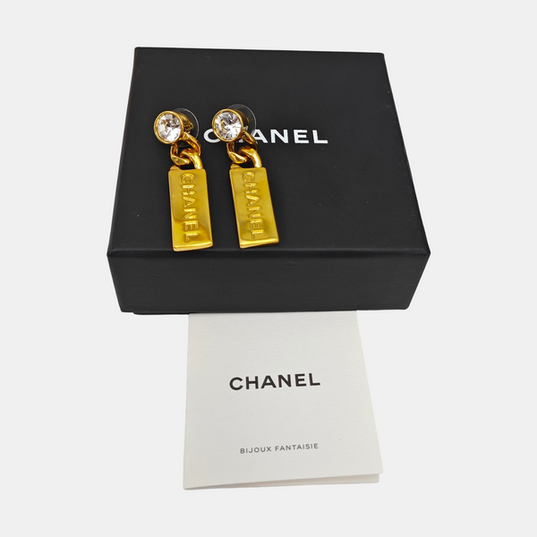 Metal Gold Stud Earrings