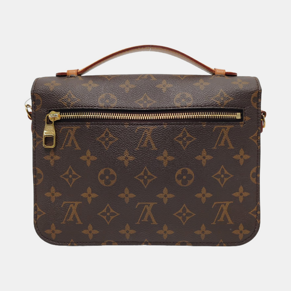 Authenticated pre-owned MÉTIS MM Monogram Coated Canvas Brown - Shoulder Bag at Looply